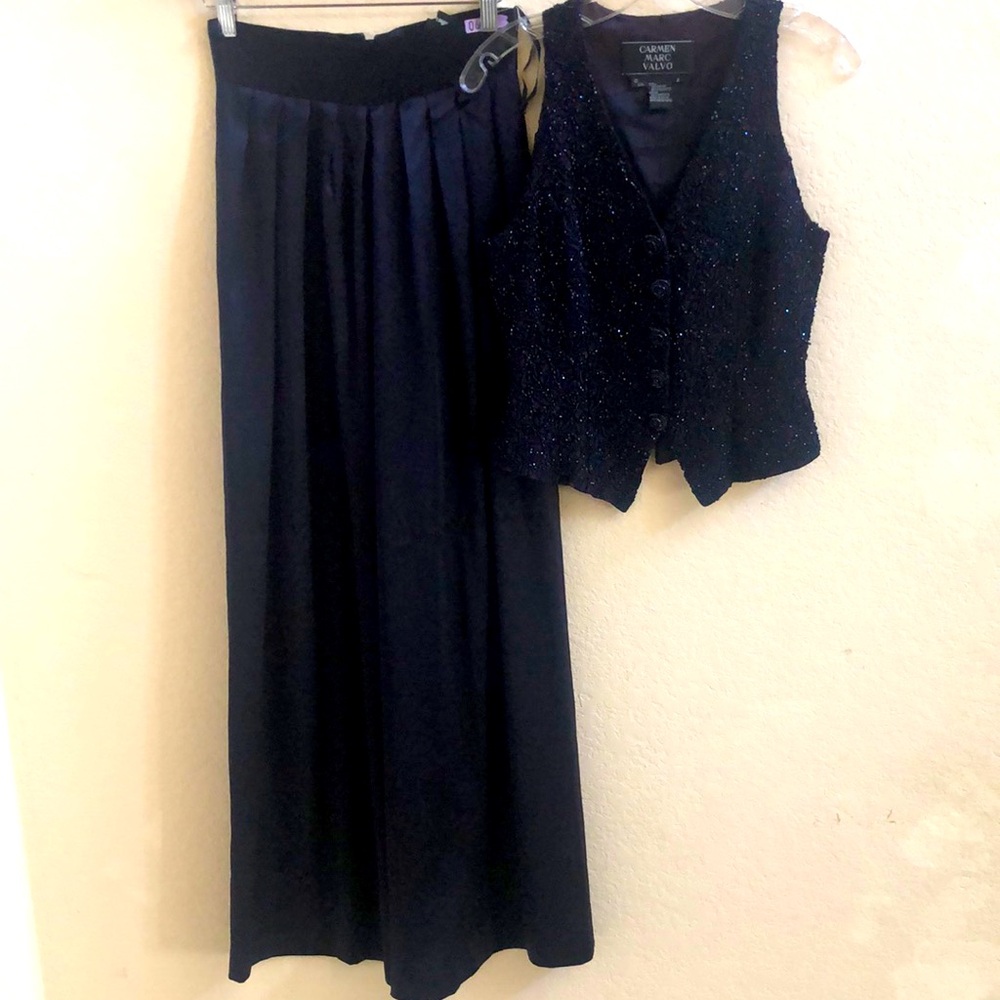 Carmen Marc Valvo pant set